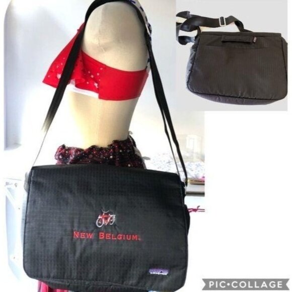Patagonia messenger bag Laptop Black New Belgium Bag - Picture 2 of 12